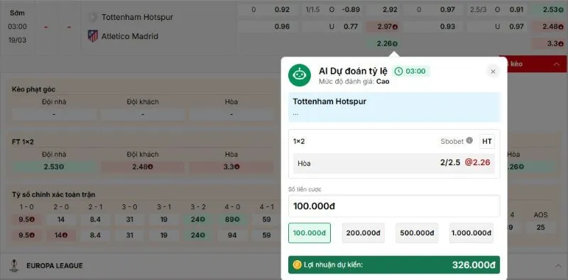 Kèo châu âu là gì